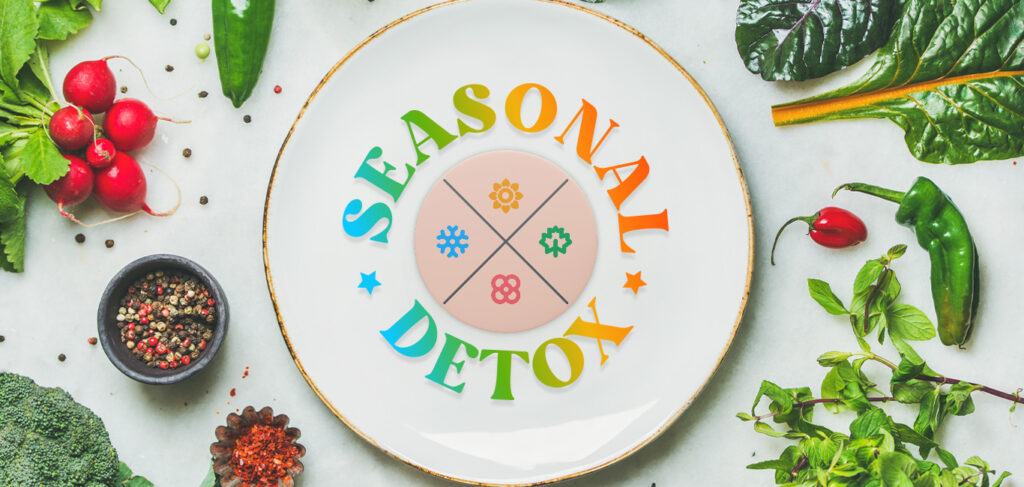 Seasonal detox in ayurveda background image