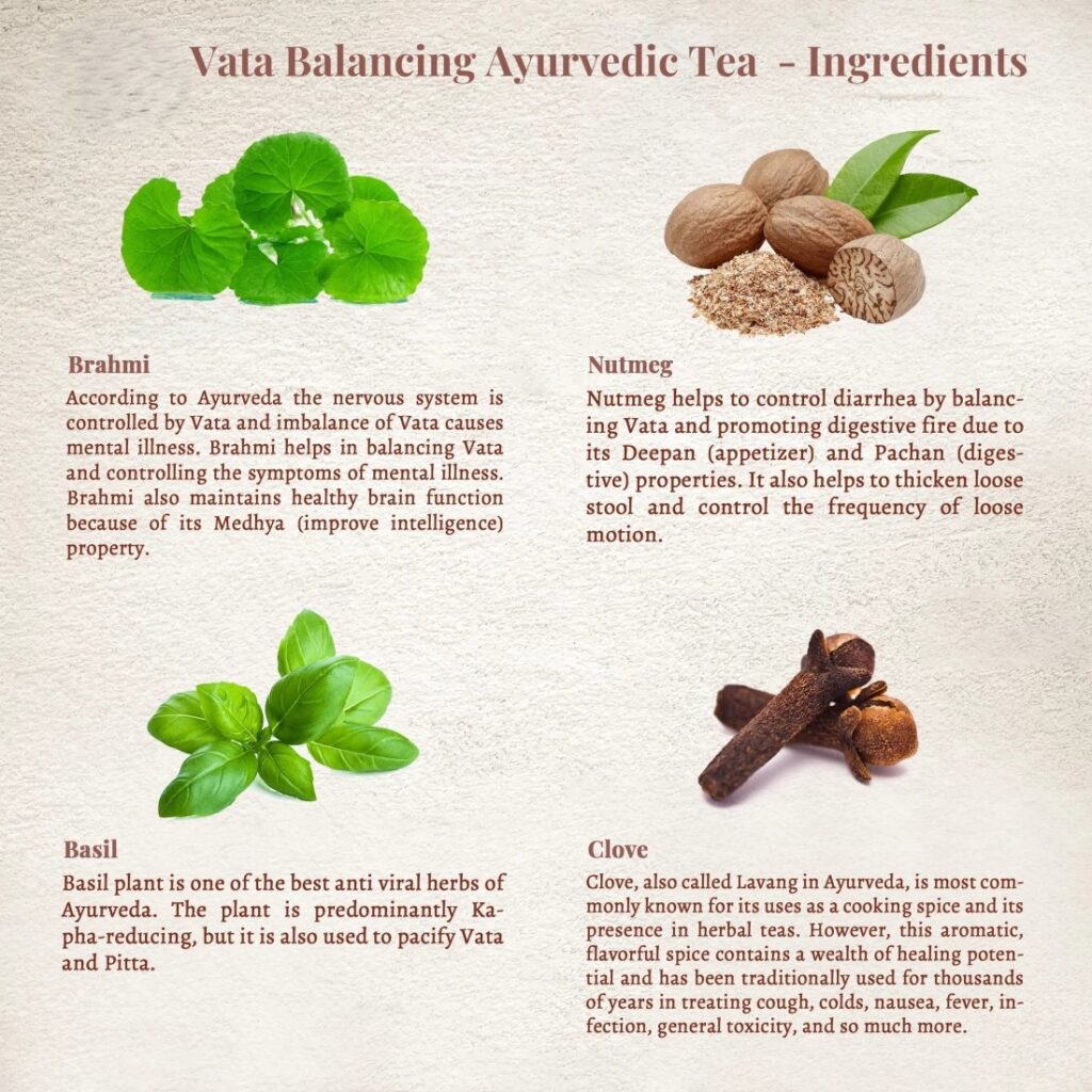 Ayurvedic Gas Treatment | Herbs tea  to balance Vata image