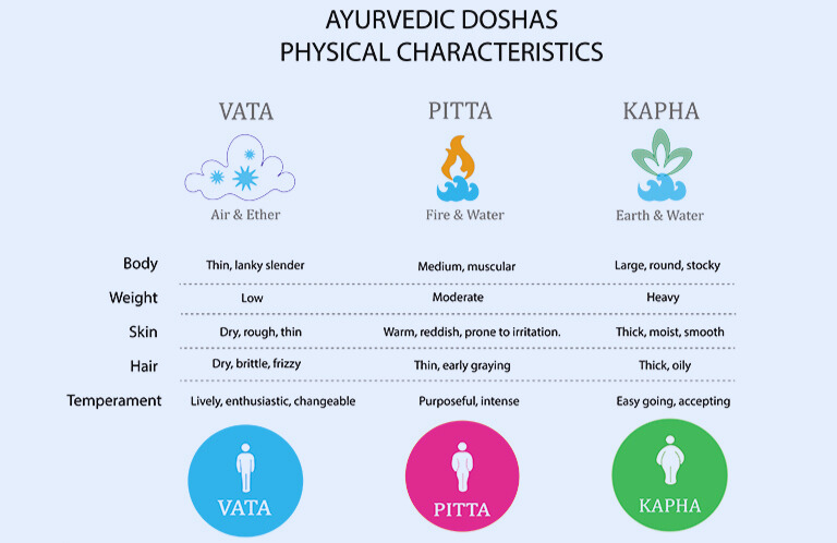 individual variability and dosha imbalances 
| image doshas